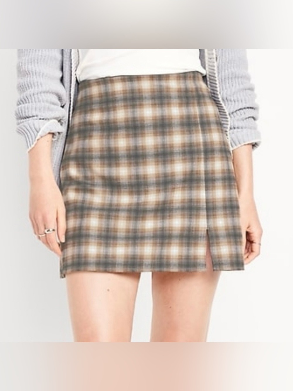 Plaid Mini Skirt